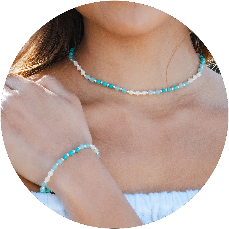 Faint dye bracelet-Anti-Anxiety + Healing Jewelry Set