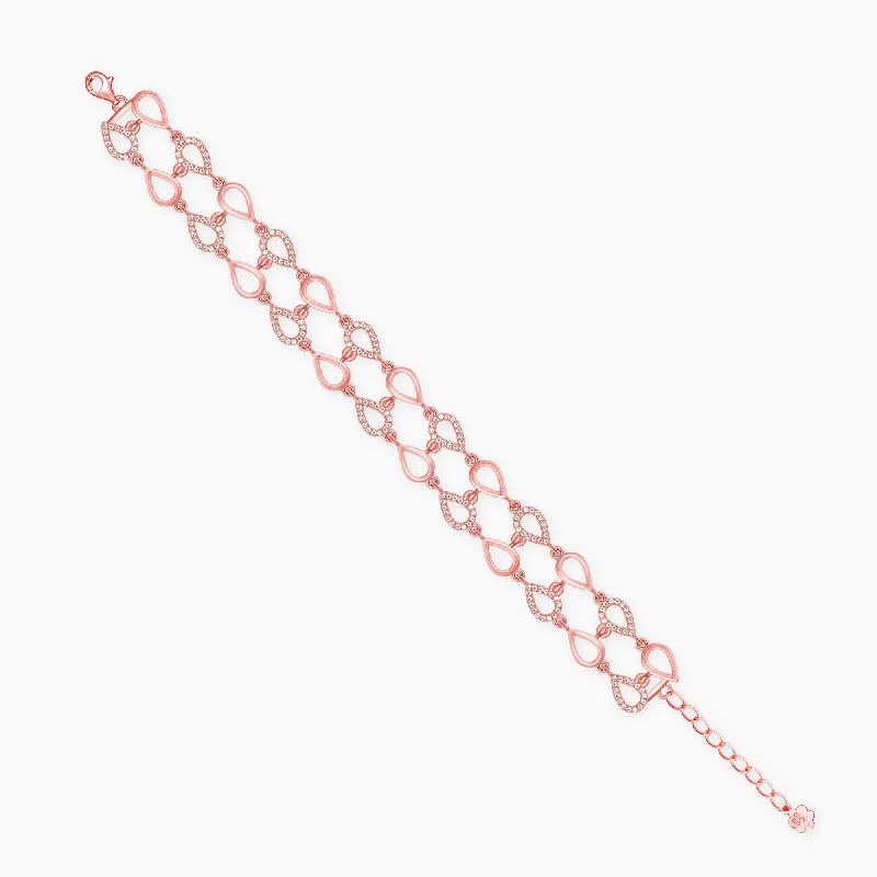 Scarlet ruby bracelet-Anushka Sharma Rose Gold Timeless Beauty Bracelet