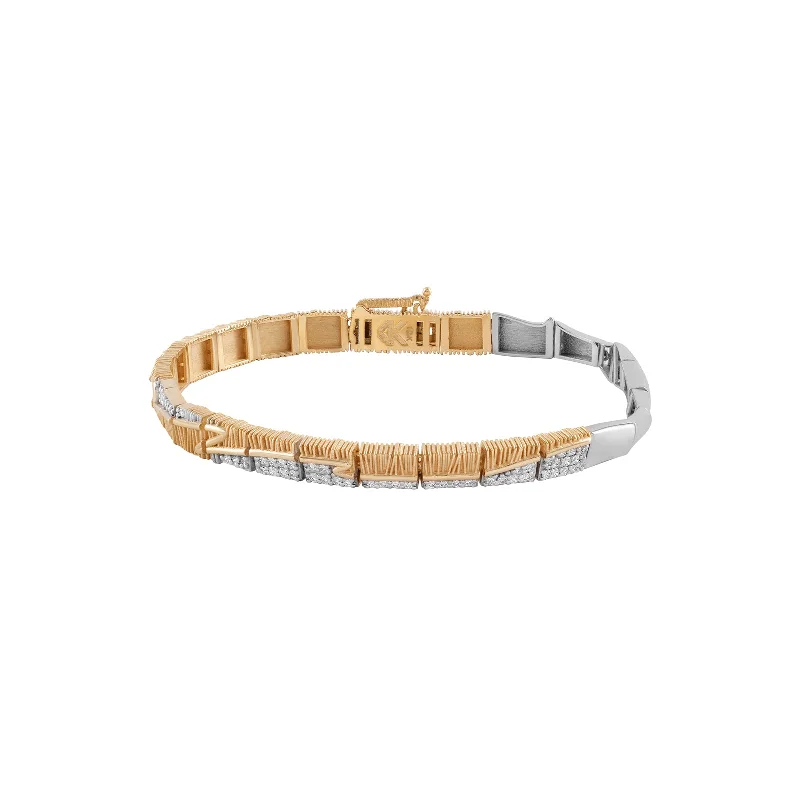 Stapled design bracelet-Aura Bracelet