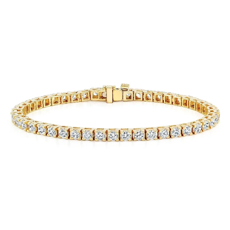 Ripple swirl bracelet-Auriya 1 3/4ctw Round Diamond Tennis Bracelet 14k Gold - 6-inch (J-K, I1-I2)