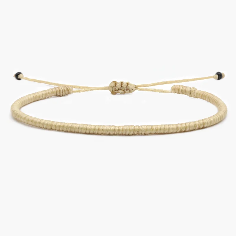 Fir sprig bracelet-Braided Cape Town Bracelet (Nude)