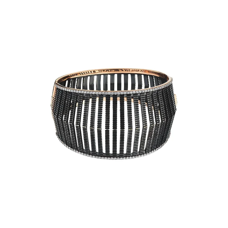 Bronze cast bracelet-Catiana Maxi Cuff Bracelet