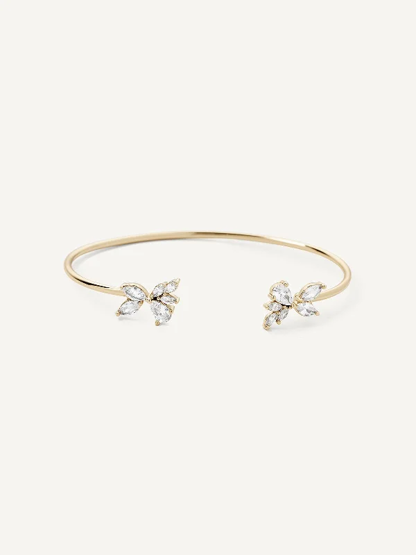 Folded rim bracelet-Everly Cuff