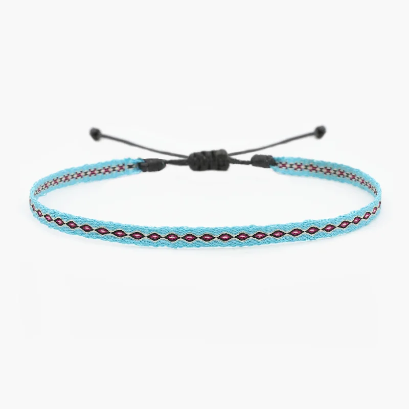 Onyx spike bracelet-Handmade Purnama Bracelet (Light blue)