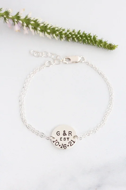 Grouped stone bracelet-est. bracelet {sterling silver}