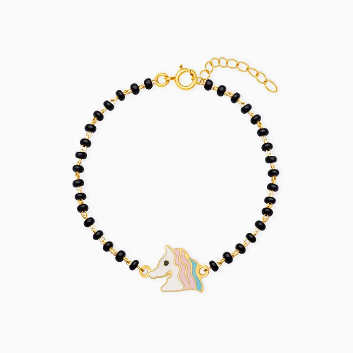 Wavy stripe bracelet-Golden Rainbow Dash Infant Bracelet (0-18 months)