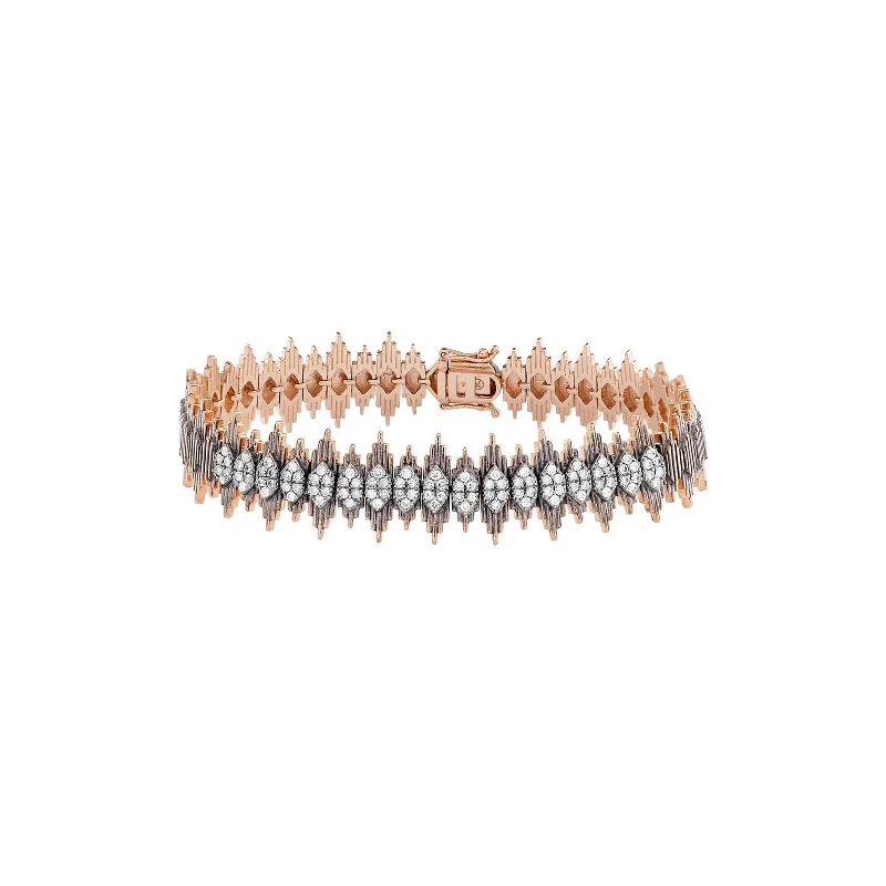 Streaked stone bracelet-No.43 Bracelet