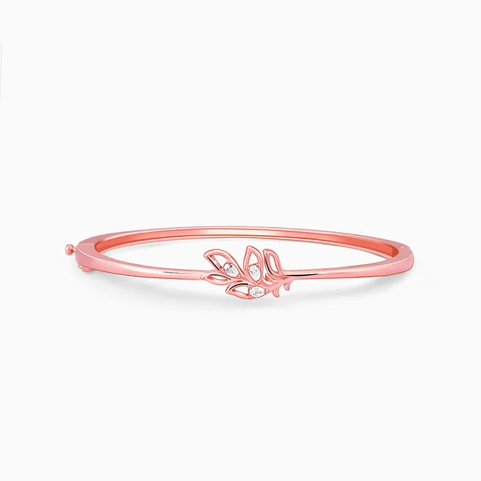 Scored groove bracelet-Rose Gold Sushma Pankh Bracelet