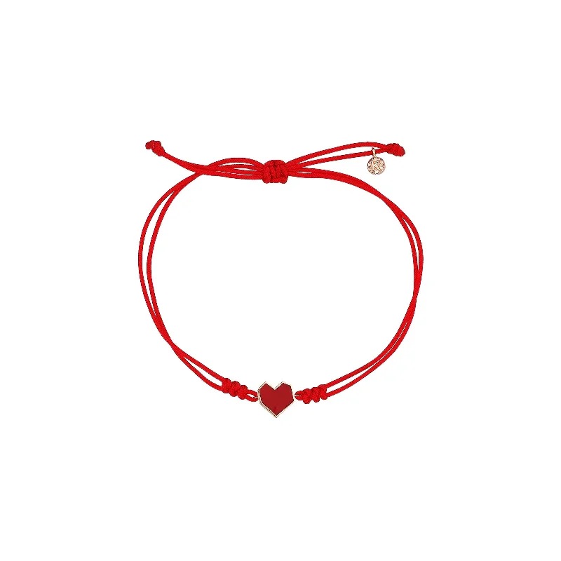 Hazel agate bracelet-Rouge Cord Bracelet