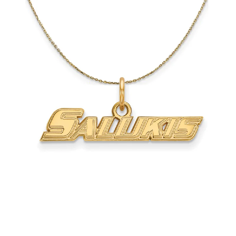 14k Yellow Gold Southern Illinois U. X-Small Necklace