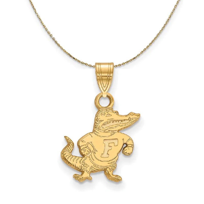 14k Yellow Gold U of Florida Small Necklace