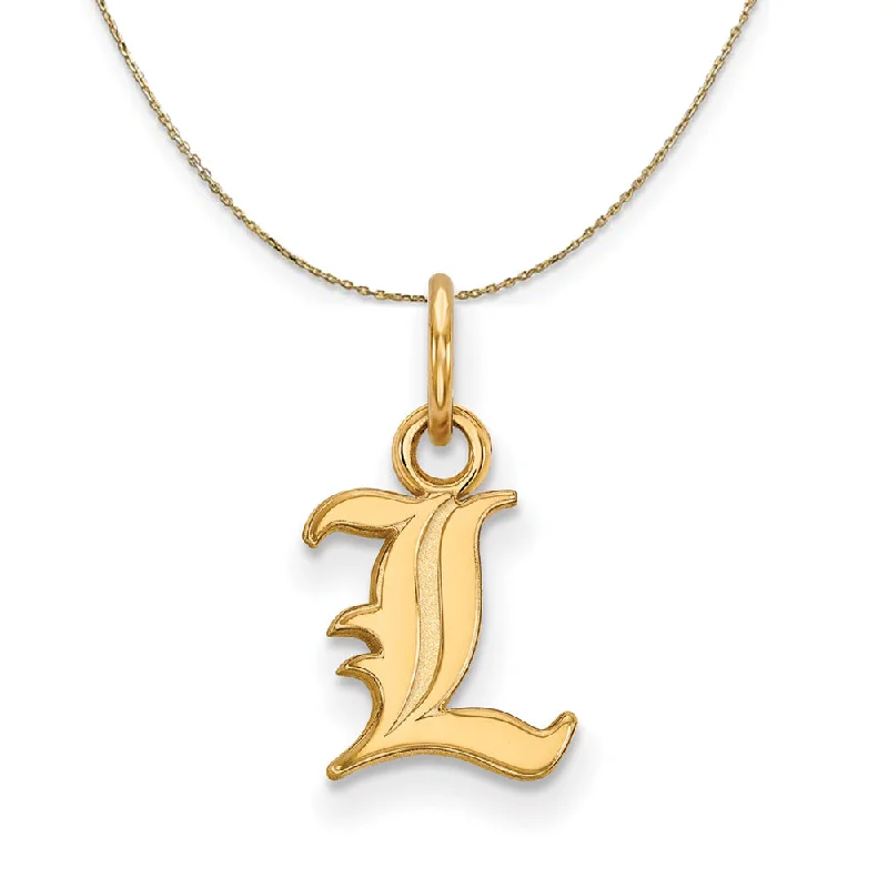 14k Yellow Gold U. of Louisville X-Small Necklace