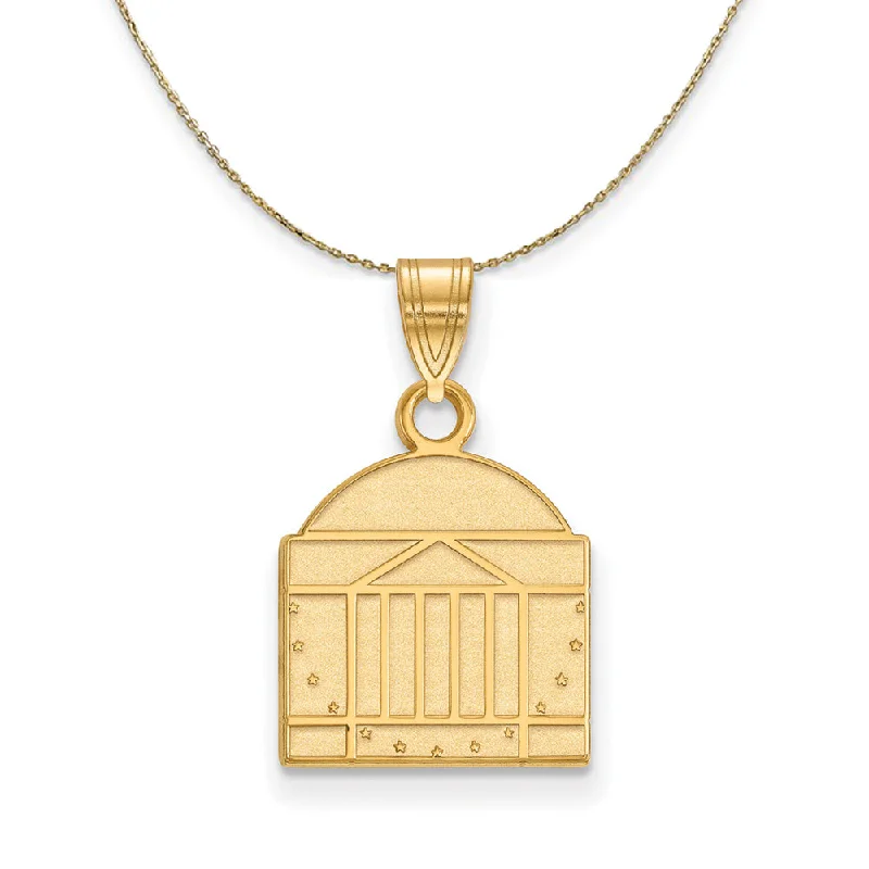 14k Yellow Gold U. of Virginia Small Necklace