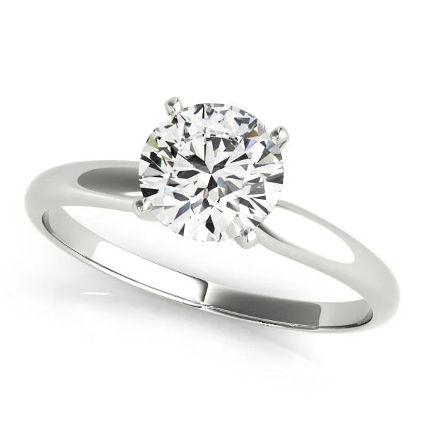 Lily bud ring-14k Engagement Ring Solitaire