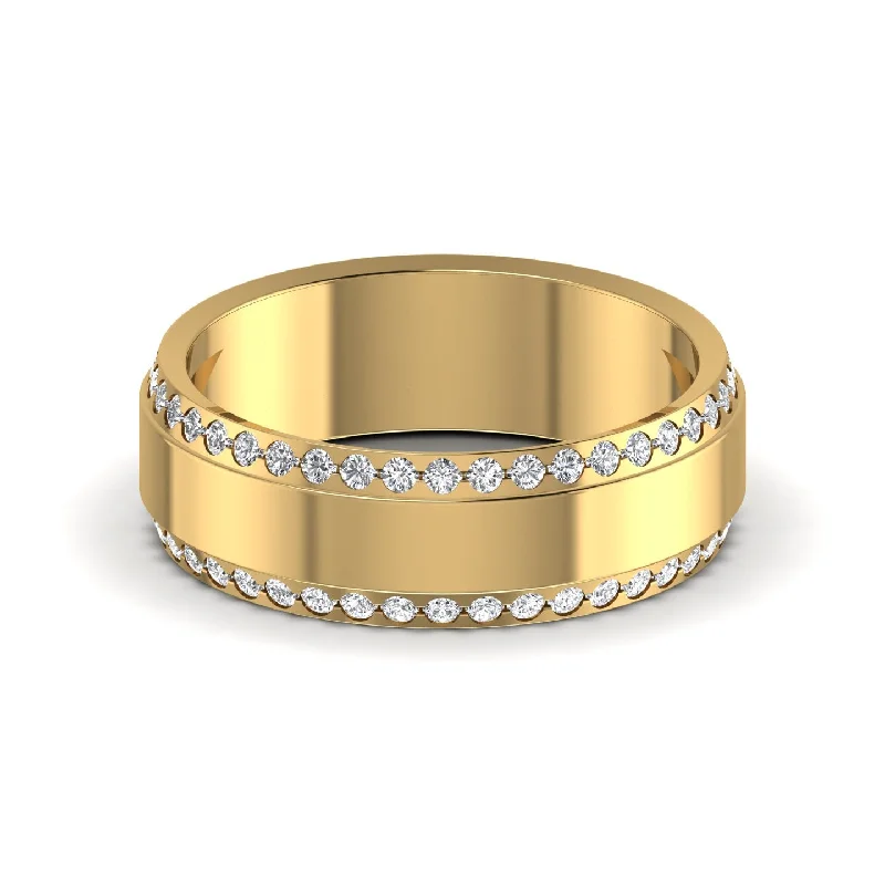 Coral branch ring-Alluring Lab Diamond Gold Band