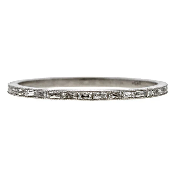 Vortex twist ring-French Cut Diamond Eternity Band Ring