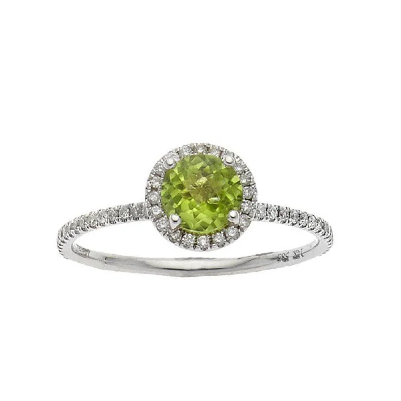 Coarse grain ring-Green Amethyst Ring