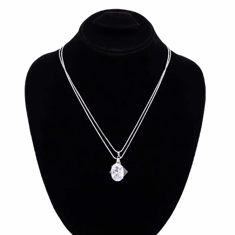 Tide pebble necklace-Pendent O40003