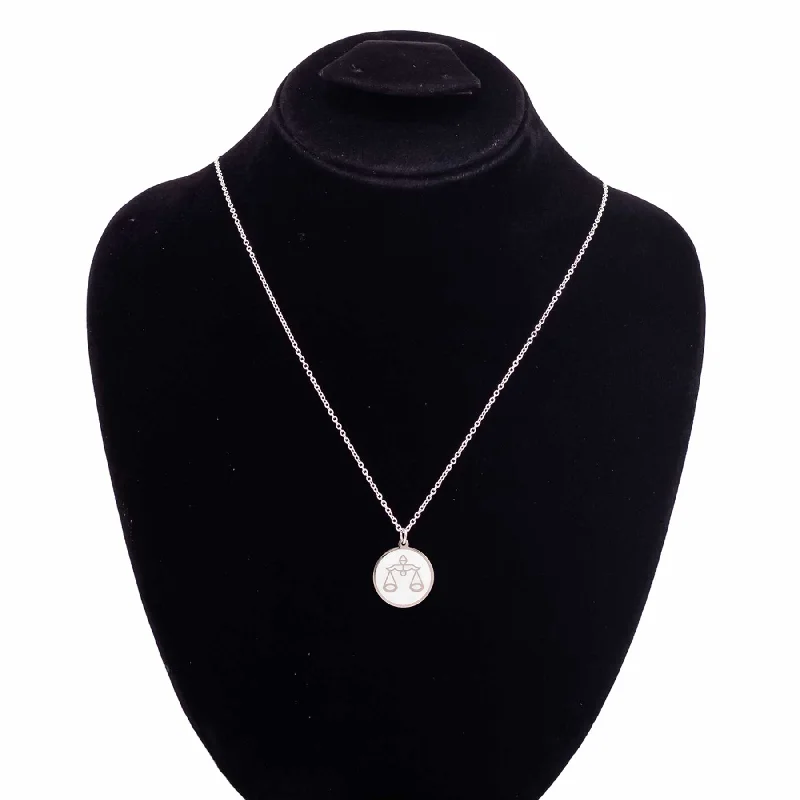 Fluke ridge necklace-Silver Pendent O40041