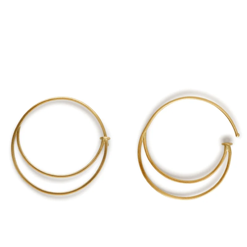 Sixteen-stone earrings-<!--ER1001-->moon hoops