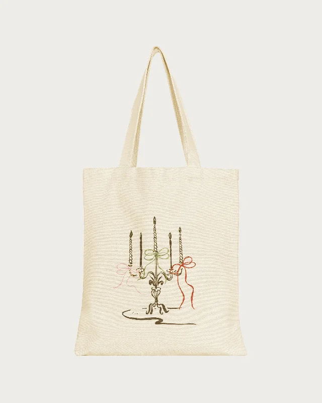 Canvas stud earrings-Canvas Tote Bag