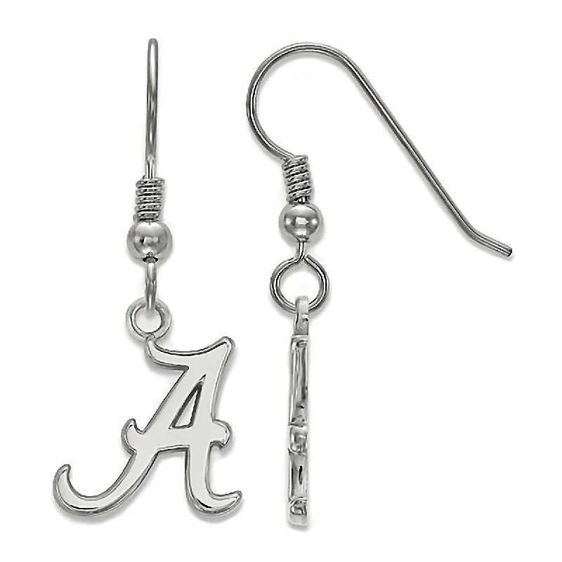 Nebula shine earrings-University of Alabama 925 Sterling Silver Dangle Earrings Officially Licensed